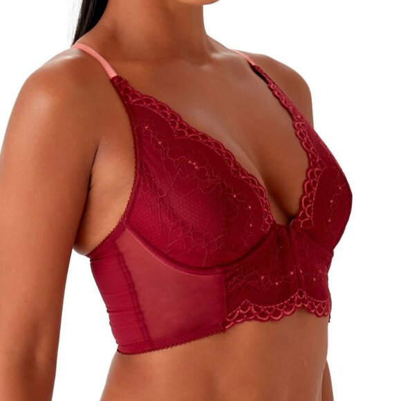 NWOT Gossard Superboost Longline Plunge Bra 32F - Picture 1 of 6